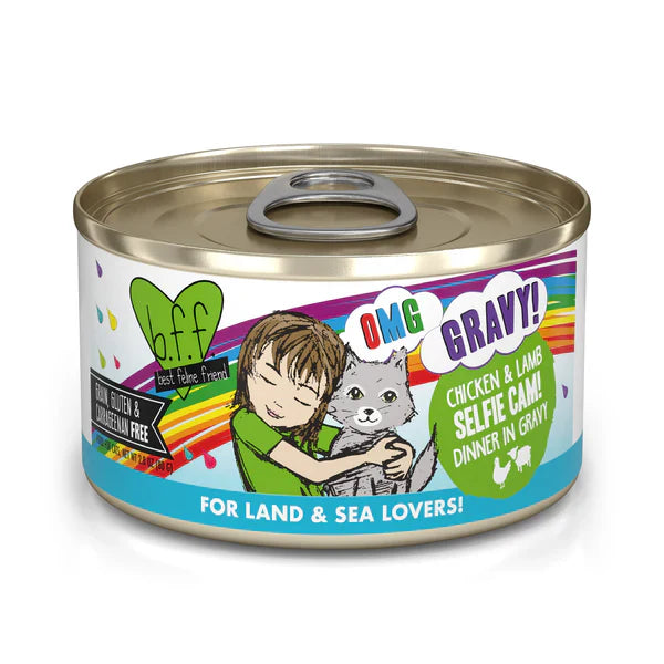 BFF OMG Adult Selfie Cam Chicken and Lamb Wet Cat Food (5.5oz)